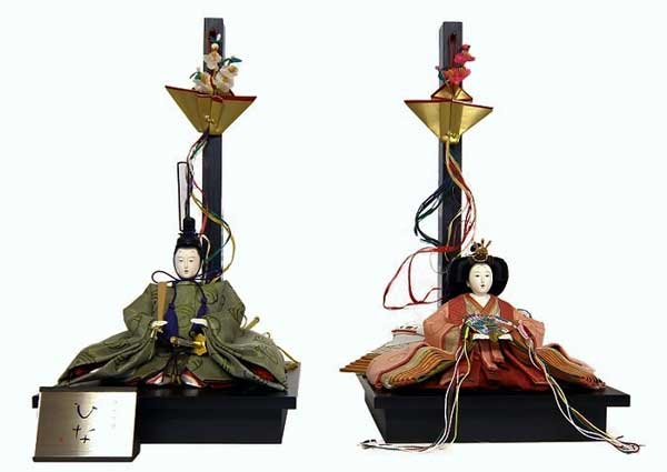 清水久遊作 三五親王揃 特製床柱つるし飾りセット