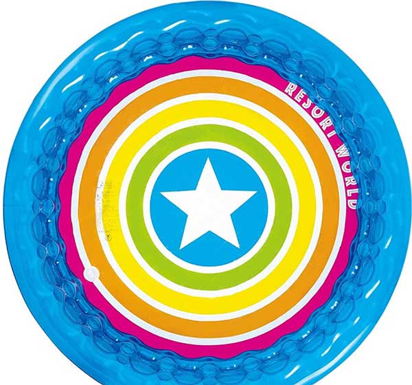 丸型プール 120cm レインボーカラー WP660