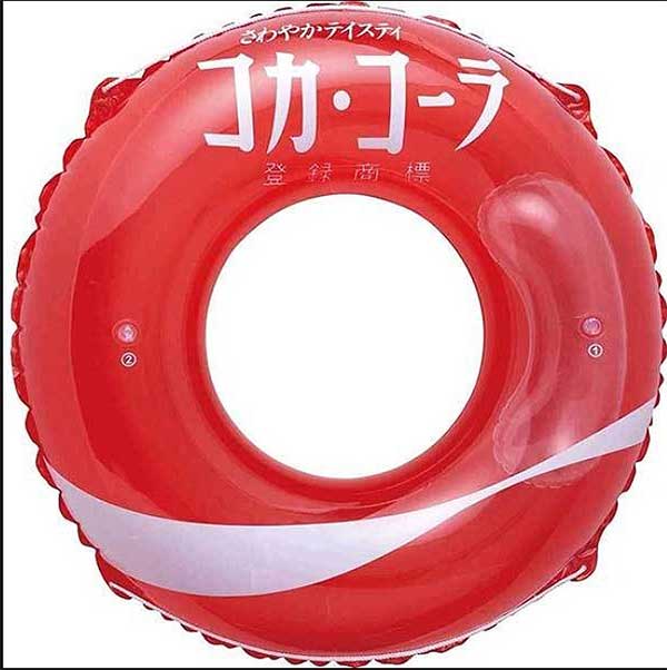 120p浮き輪 コカ・コーラ ウェーブ443460