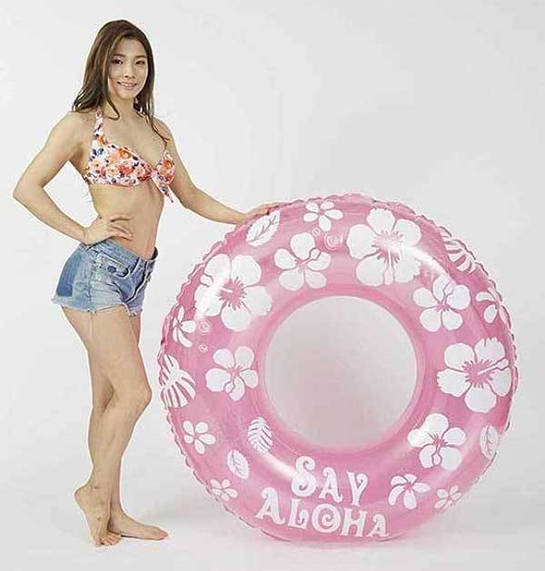 浮き輪 SayAloha ピンク 120cm